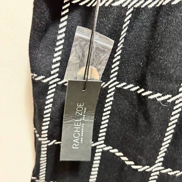 Rachel Zoe Sleeveless Collared Plaid Windowpane Long Blazer Black Vest 3X NWT - Picture 10 of 10